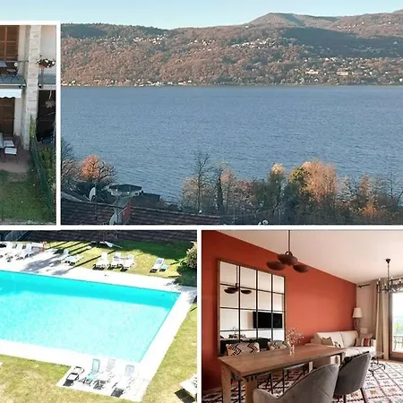 Casa vacanze View, Pool, Near Beach, Pinball, Darts Arcade Laveno-Mombello